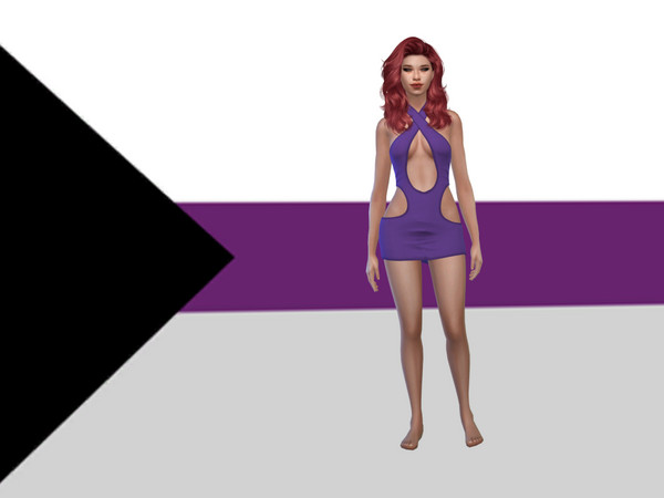 Sims 4 — Demisexual Pride Flag CAS Background by BribedParrot — Demisexual Pride Flag CAS Background For people who feel