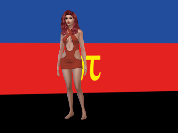 Sims 4 — Polyamory Pride Flag CAS Background by BribedParrot — Polyamory Pride Flag CAS Background For people who are in