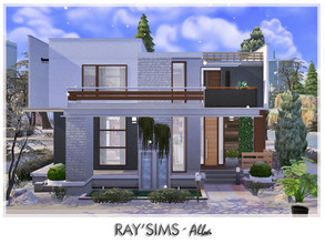 Sims 4 — Alba by Ray_Sims — This house fully furnished and decorated, without custom content. This house has 3 bedroom
