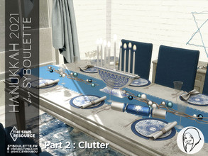 Sims 4 — Hanukkah 2021 - Part 2: Clutter by Syboubou — This is a set to celebrate the holidays in general, but has been