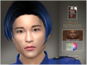 Sims 4 — VIP-04 Facemask by BAkalia — Hello :) Realistic facemask and body skin for male sims. It works like a