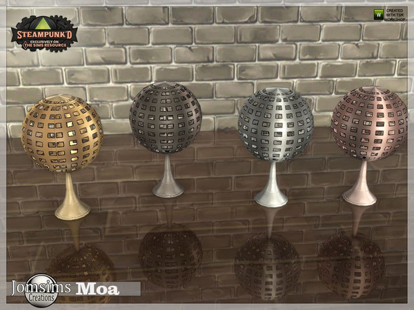 Sims 4 — Steampunked Moa living sphere deco by jomsims — Steampunked Moa living sphere deco
