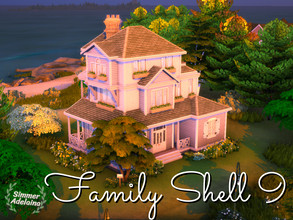 Sims 4 — Family Shell 9 by simmer_adelaina — This beach house is a bit different than usual, it has "different"