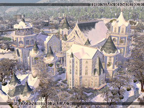 Sims 4 — Frozen Rose Palace | noCC by simZmora — This palace is perfect for celebrating the new year, so HAPPY NEW YEAR!