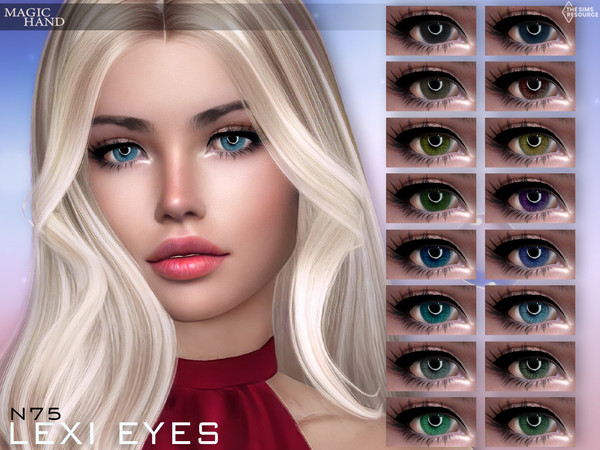 Sims 4 — Lexi Eyes N75 by MagicHand — Cute lenses for males and females in 18 colors - HQ Compatible Preview - CAS