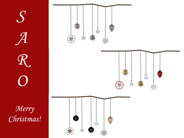 Sims 4 — SARO-Xmas Windowdecor by SSR99 — some nice window decor for the holidays!