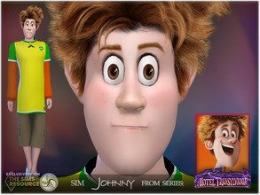Sims 4 — Hotel Transylvania 4 - SIM - JOHNNY by BAkalia — Hello :) Here is the Sim Johnny from the series Hotel