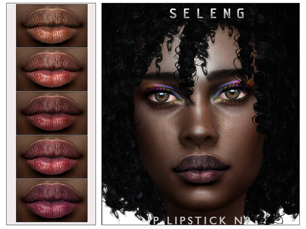 Sims 4 — P-Lipstick N9 [Patreon] by Seleng — The lipstick has 40 colours and HQ compatible. Allowed for teen, young