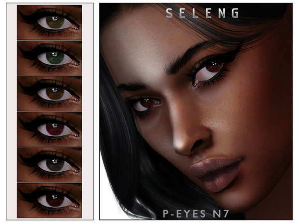 Sims 4 — P-Eyes N7 [Patreon] by Seleng — HQ compatible eyes with 15 colours. Allowed for all the ages. Enjoy!