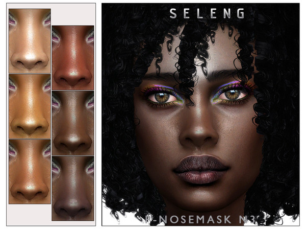 Sims 4 — P-Nosemask N3 [Patreon] by Seleng — The nosemask has 52 swatches and hq compatible. Allowed for both genders,