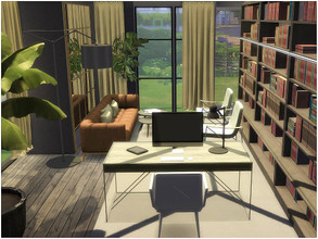 Sims 4 — Office 4 by lotsbymanal — A modern office..