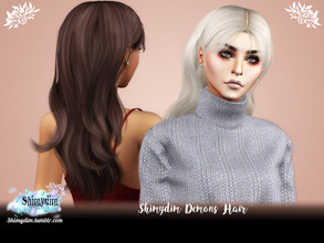 Sims 4 — Shimydim Demons Hair by Shimydimsims — Hi! I hope you will like this hair! It's inspired by Angele's hair from