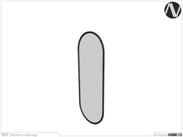 Sims 4 — Moreno Mirror by ArtVitalex — Hallway Collection | All rights reserved | Belong to 2021 ArtVitalex@TSR - Custom