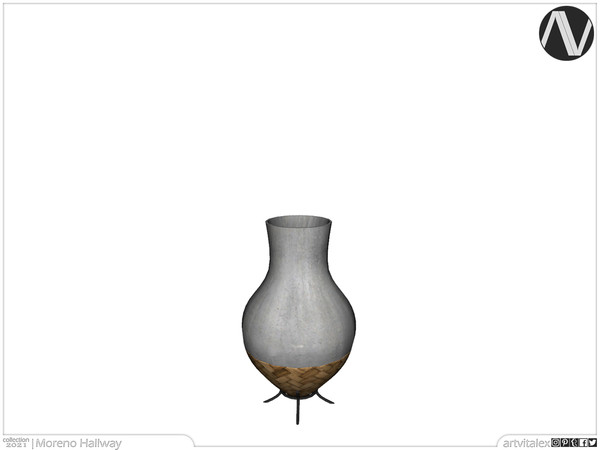 Sims 4 — Moreno Vase With Stand by ArtVitalex — Hallway Collection | All rights reserved | Belong to 2021 ArtVitalex@TSR