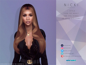 Sims 4 — Nicki (Patreon) by Anto — Don't miss The Chromatic Collection! You'll get up to 100 base colours, and extra