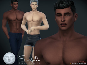 Sims 4 — Soft nature overlay man skin by S-Club by S-Club — Soft nature overlay man skin for sims, this time we try to