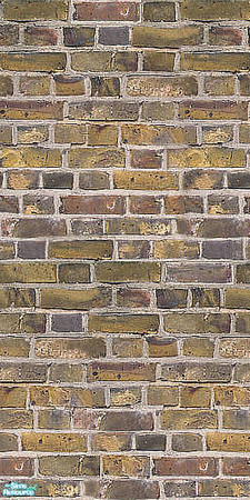 Sims 2 — Old Brick_Mixed by debitcard — This mixed brick is great for creating an old look.