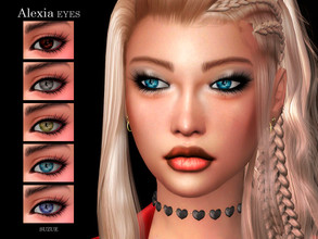 Sims 4 — Alexia Eyes N23 by Suzue — -15 Swatches -Facepaint Category -For all Ages and Genders -HQ Compatible