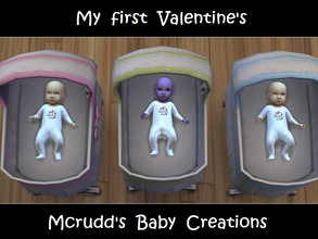 Sims 4 — My first Valentine's by mcrudd — All of your little babies will wear the my first valentine's outfit. Your boys,