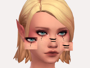 Sims 4 — Makeup Details Facepaint 1 by Sagittariah — base game compatible 2 swatch properly tagged enabled for all