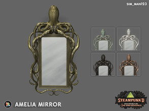 Sims 4 — Amelia Octopus Mirror by sim_man123 — What's scarier - the octopus, or your reflection?