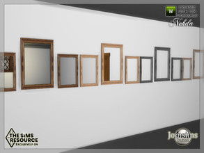 Sims 4 — Nekda livingroom wall mirror by jomsims — Nekda livingroom wall mirror