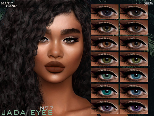 Sims 4 — Jada Eyes N77 by MagicHand — Lenses for males and females in 15 colors - HQ Compatible Preview - CAS thumbnail