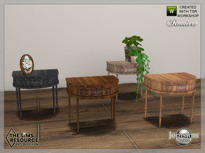 Sims 4 — Romiere end table by jomsims — Romiere end table