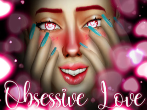 Sims 4 — Obsessive Love Eyes by Sireesims — These eyes are created and based on the song 'Stalker's tango', which is used