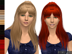 Sims 4 — Anto Matilde hairstyle retexture by Daweesims — New retextured hair for you and your sims. I hope you like it!