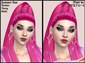 Sims 4 — Summer Star by YNRTG-S — Summer is a socially active young woman who loves partying and can always think of an