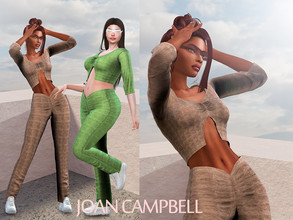 Sims 4 — Cassie Outfit by Joan_Campbell_Beauty_ — 10 swatches Custom thumbnail Original mesh Hq compatible