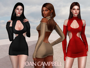 Sims 4 — Akna Dress by Joan_Campbell_Beauty_ — 13 swatches Custom thumbnail Original mesh Hq compatible