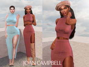 Sims 4 — Camila Outfit  by Joan_Campbell_Beauty_ — 15 swatches Custom thumbnail Original mesh Hq compatible
