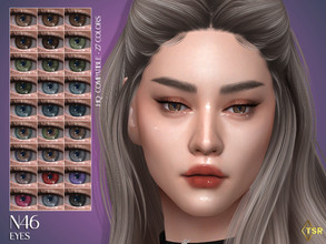 Sims 4 — LMCS Eyes N46 (HQ) by Lisaminicatsims — -Category: Face Paint -New Mesh -27 swatches -All Skin