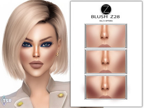 Sims 4 — BLUSH Z28 by ZENX — -Base Game -All Age -For Female -3 colors -Works with all of skins -Compatible with HQ mod