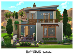 Sims 4 — Latisha by Ray_Sims — This house fully furnished and decorated, without custom content. This house has 2 bedroom