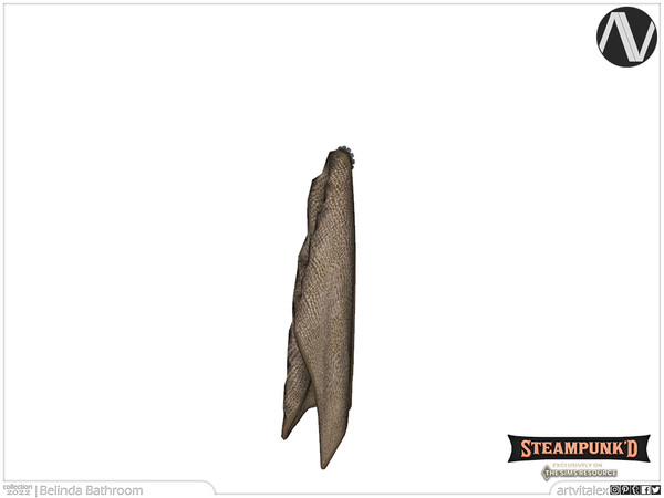 Sims 4 — Steampunked | Belinda Towel Holder by ArtVitalex — Bathroom Collection | All rights reserved | Belong to 2022