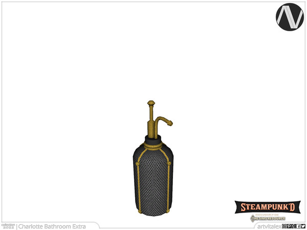 Sims 4 — Steampunked | Charlotte Soap Dispeser by ArtVitalex — Bathroom Collection | All rights reserved | Belong to 2022