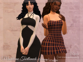 Sims 4 — Madeleine Turtleneck (Accessory) by Dissia — Long sleeves turtleneck as an accessory Available in 47 swatches