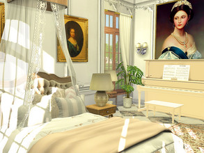 Sims 4 — Princess Bedroom - CC needed  by Flubs79 — here is an elegant princess bedroom for your Sims 