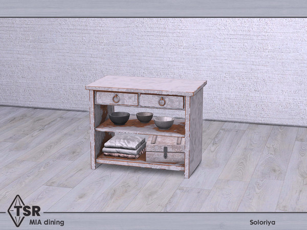 Sims 4 — Mia Dining. Hallway Table with Decor by soloriya — Hallway table with decor. Part of Mia Dining set. 1 color