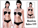 Sims 4 — Random Tattoo V39 GossipGirl by GossipGirl-S4 — - works with all skins and overlays - Light and dark swatches -