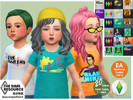 Sims 4 — BG Toddler Top II 20 Colors by jeisse197 — I love sims in parent-child outfits, so made this, hope you will like