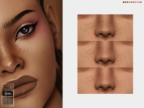 Sims 4 — Details - Freckles  | N7 by cosimetic — - All genders - 10 colors - Custom Thumbnail. - Skin detail Category.