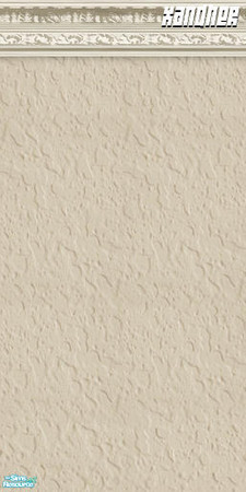 Sims 2 — Plaster - Plain with Crown Moulding by Xandher — A plaster wall with decorative crown moulding.