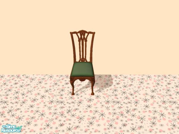 Sims 2 — Bon Appatite Dining Chair - Moss Green by dddrake — Moss Green