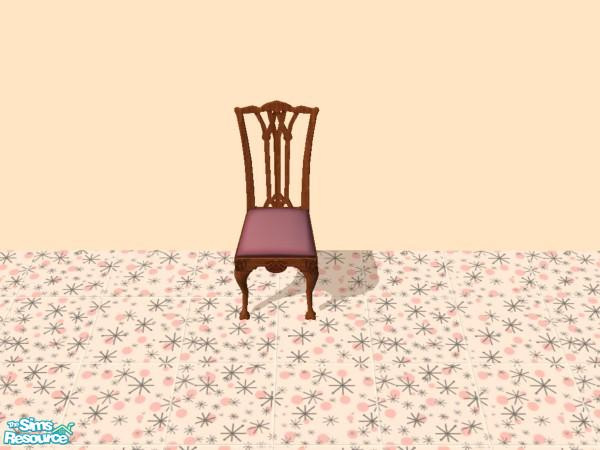 Sims 2 — Bon Appatite Dining Chair - Contrary Ber by dddrake — Contrary Berry
