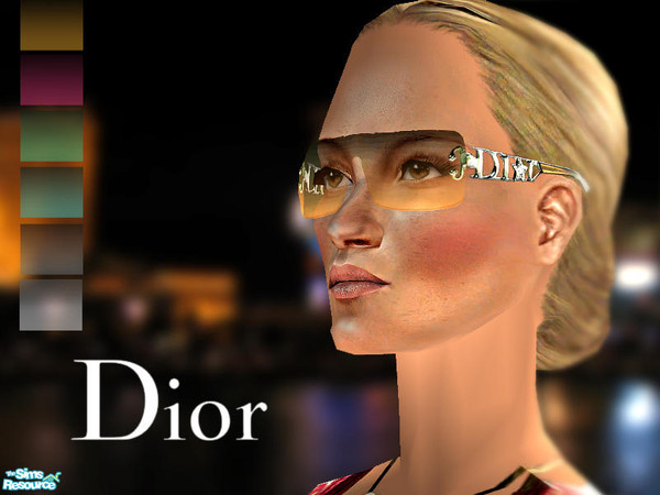 Sims 2 — Dior Eyewear - Collection II by ChazDesigns — Shades from Christian Dior. Featuring a stylish metal frame with