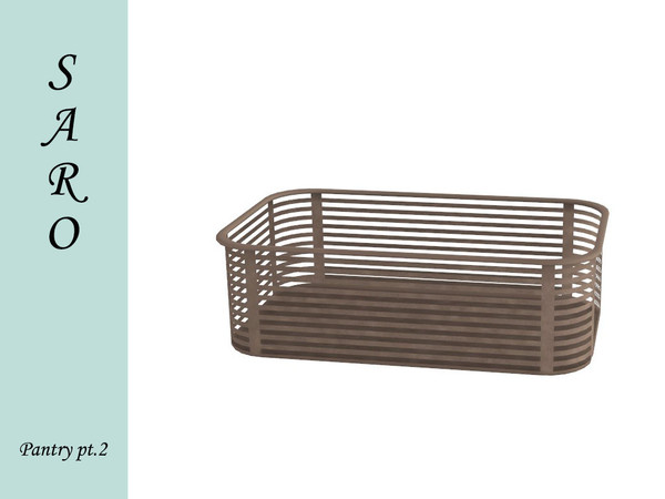 Sims 4 — SAROPantry2 kurv by SSR99 — This box is made to fit the shelving from the same collection, but ofc can be used